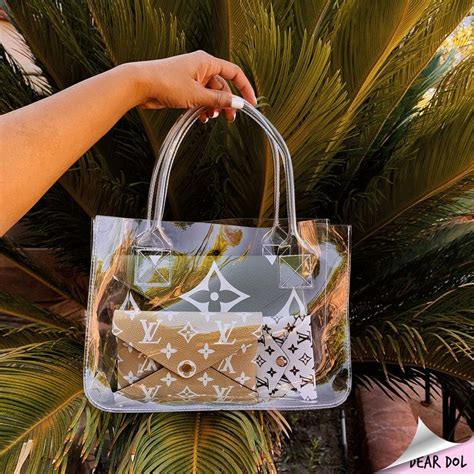 shopper louis vuitton rits|Louis Vuitton clear tote.